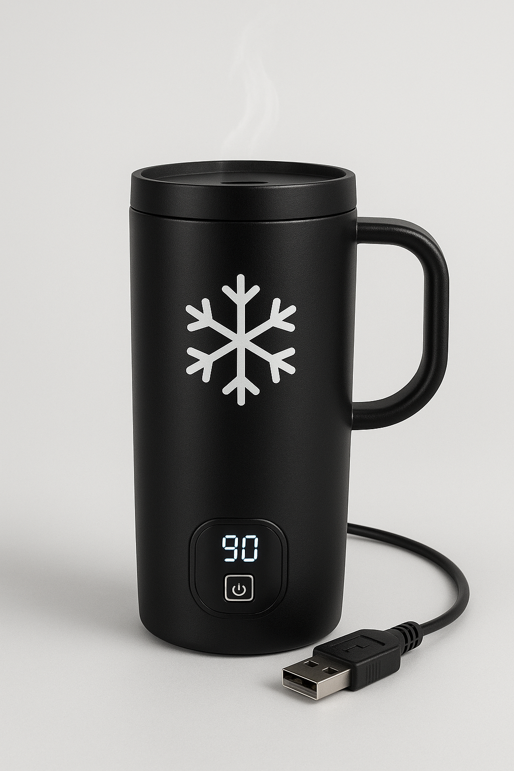 Elektrikli Termos Bardak – Sıcak Tutma & Isıtma Özellikli | USB Isıtıcılı Akıllı Termos