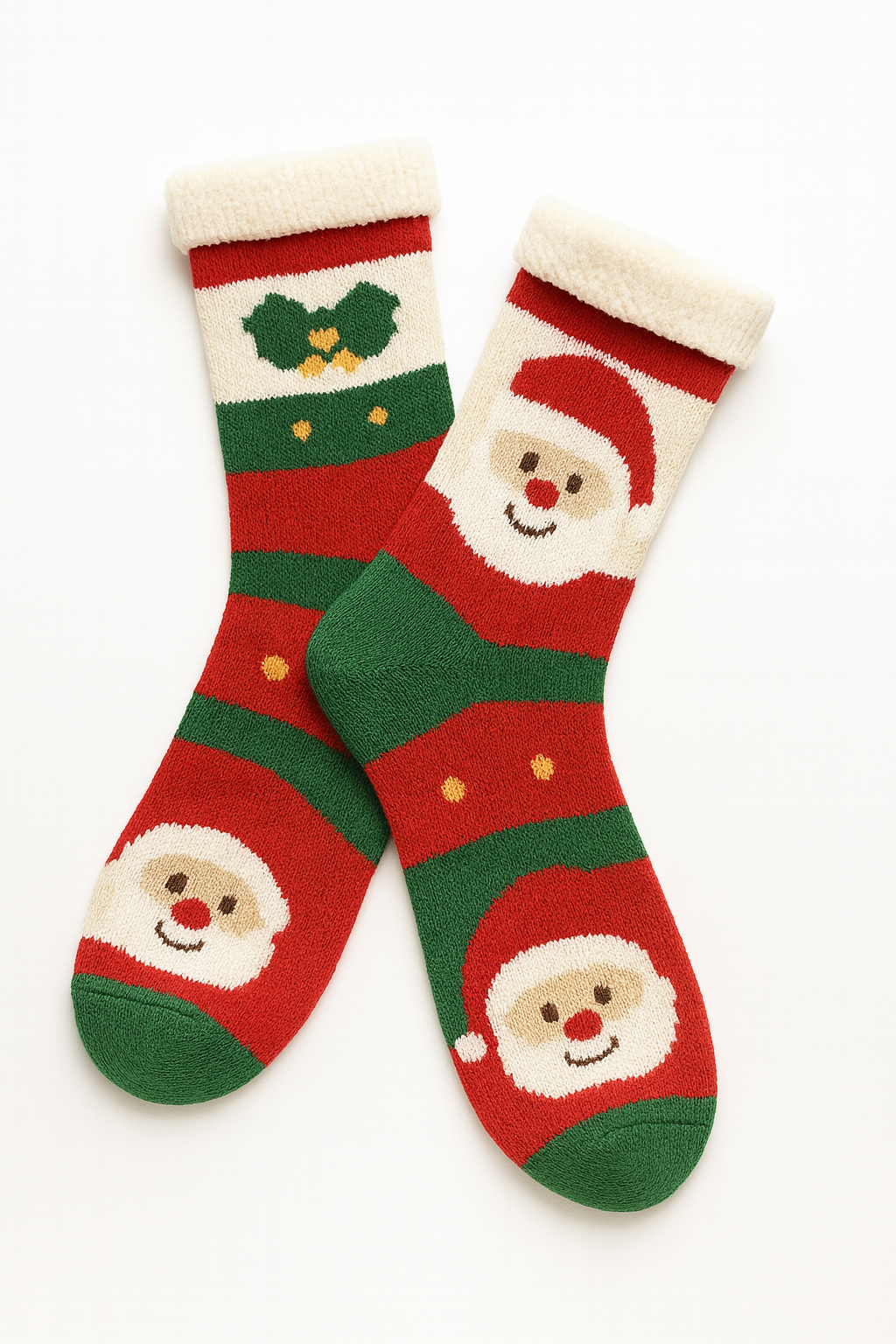 Yılbaşı Çorap Seti – 4’lü Noel Temalı Renkli Çorap