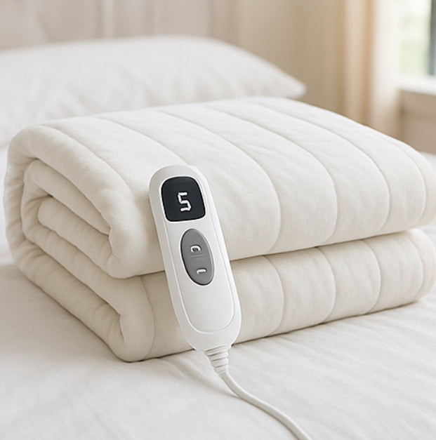 Elektrikli Isıtıcı Yorgan – Ayarlanabilir Sıcaklıklı Akıllı Isıtıcı Battaniye | Kışlık Yumuşak Isı Yorganı