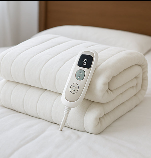 Elektrikli Isıtıcı Yorgan – Ayarlanabilir Sıcaklıklı Akıllı Isıtıcı Battaniye | Kışlık Yumuşak Isı Yorganı