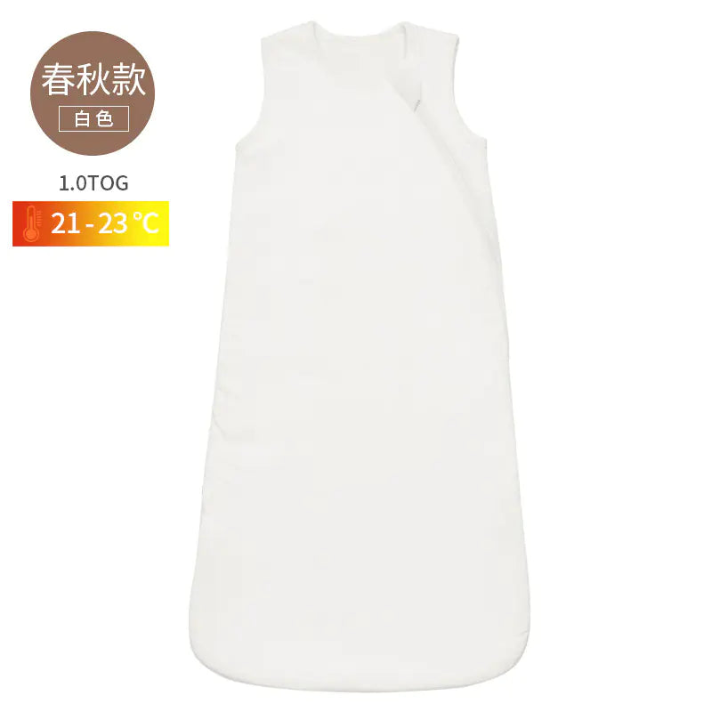 Bambu Lifli Dört Mevsim Bebek Uyku Tulumu – Nefes Alabilen ve Yumuşak