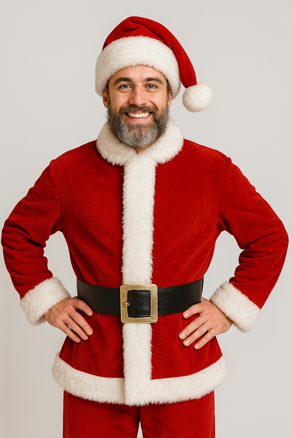 Unisex Noel Kostümü – Yılbaşı Parti Kıyafeti | Kadın & Erkek Santa Claus Kıyafeti