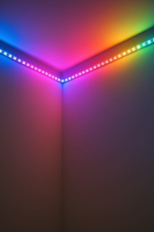 RGB LED Şerit Işık – 5 Metre | Kumandalı Renkli Oda Aydınlatması | TV – Oda – Dekor LED