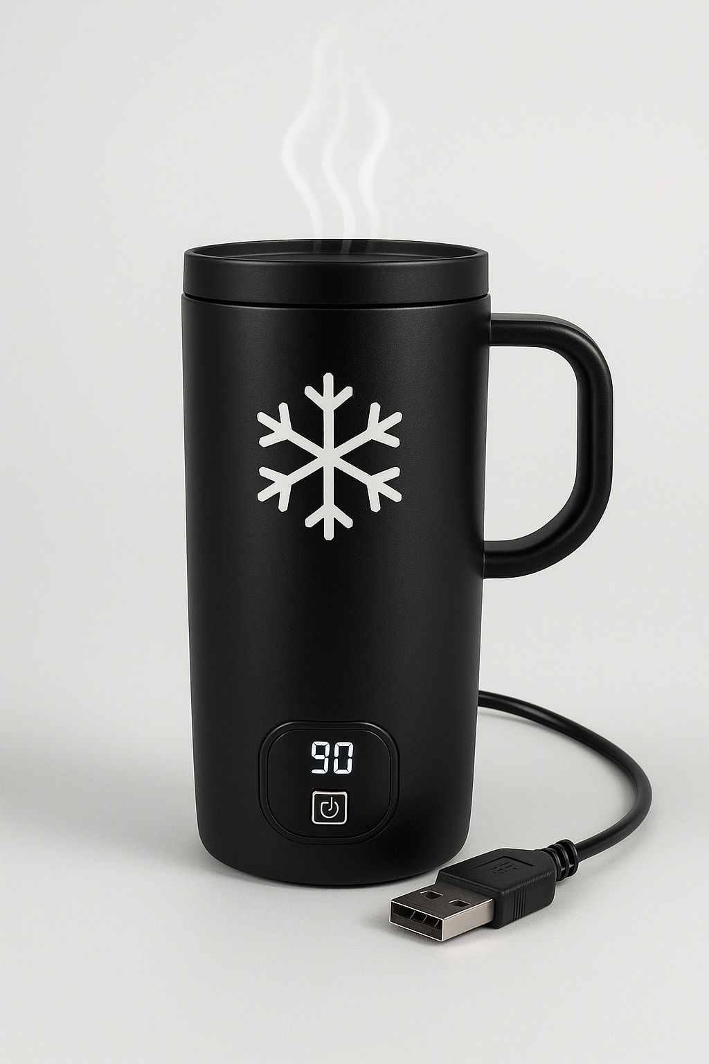 Elektrikli Termos Bardak – Sıcak Tutma & Isıtma Özellikli | USB Isıtıcılı Akıllı Termos