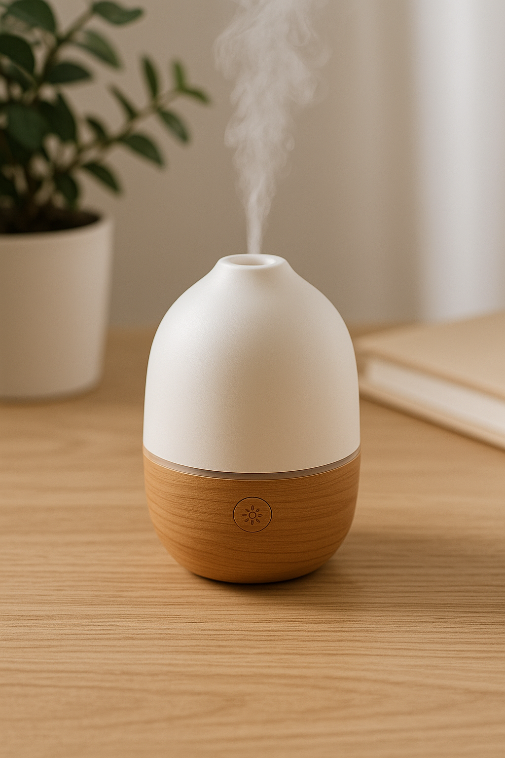 🌿 Aromaterapi Difüzörü – Sessiz, Şık ve Rahatlatıcı Buhar Teknolojisi