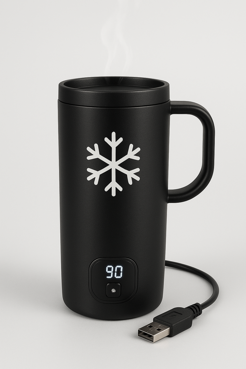 Elektrikli Termos Bardak – Sıcak Tutma & Isıtma Özellikli | USB Isıtıcılı Akıllı Termos