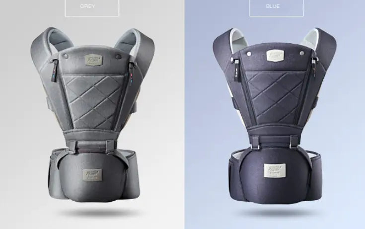 Ayıcıklı Bel Oturaklı Ergonomik Bebek Kangurusu – Ön Taşımalı