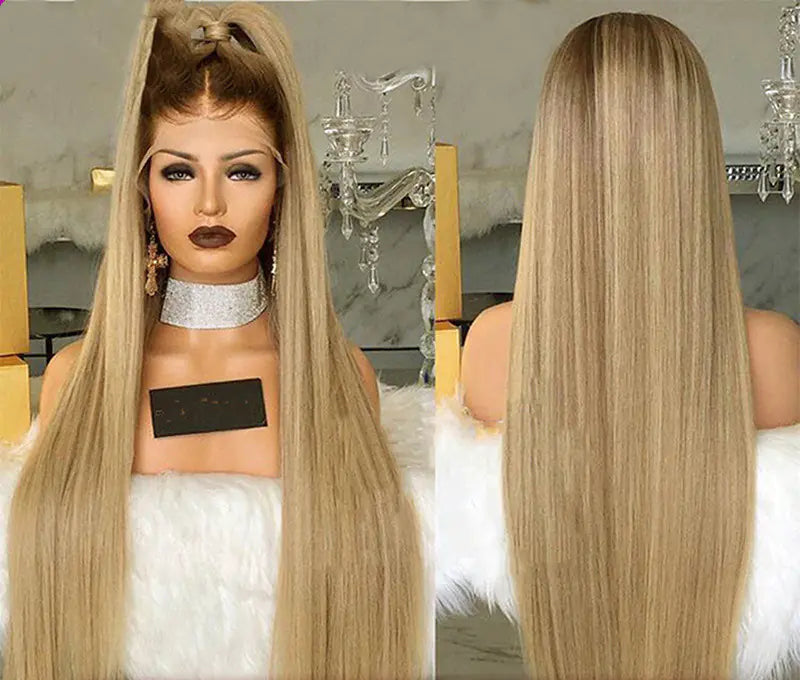 Amazon Best-Selling Women's Lace Front Wig - Ombre Long Straight