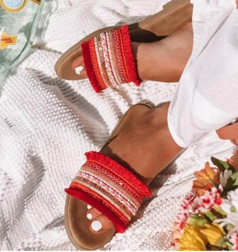 European and American Women's Flat Sandals Slippers