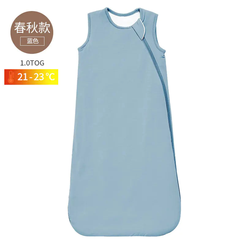 Bambu Lifli Dört Mevsim Bebek Uyku Tulumu – Nefes Alabilen ve Yumuşak