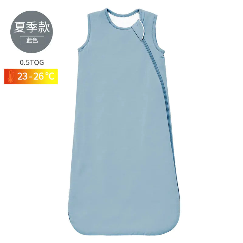 Bambu Lifli Dört Mevsim Bebek Uyku Tulumu – Nefes Alabilen ve Yumuşak