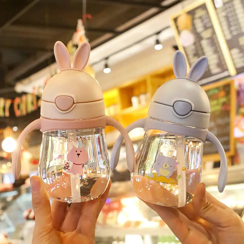 Dereceli Tavşan Kapaklı Bebek Suluk – Kulplu ve Sızdırmaz