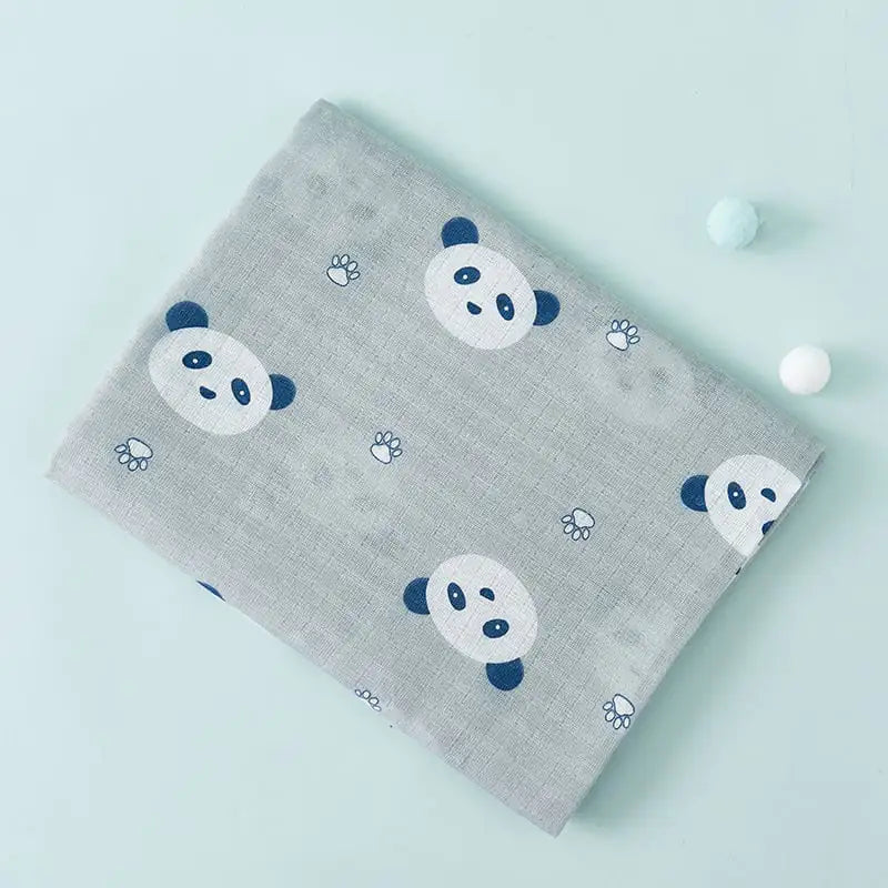 Çift Katlı Pamuklu Desenli Bebek Battaniyesi – Yumuşak ve Nefes Alabilen