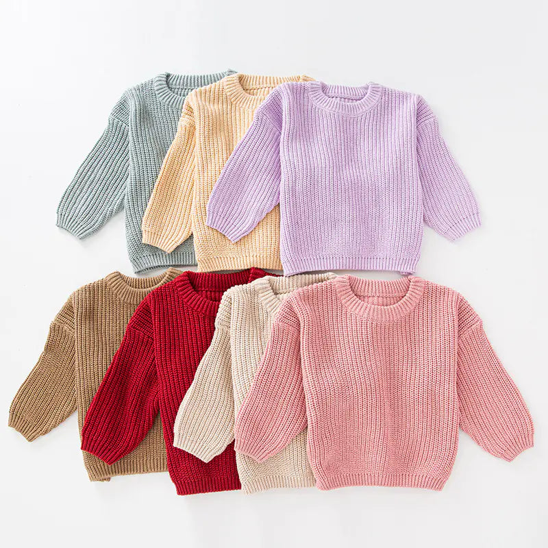 Children's Pullover Knitting Sweater - Hot Selling